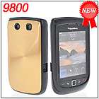 CHROME PLATED CASE COVER BLACKBERRY 9800 TORCH GOLD  