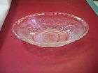 anchor hocking glass clear crystal sandwich oval bowl expedited 