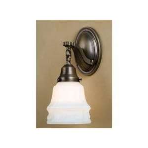   , Antique Brass Finish with Etched Opal Glass Shade