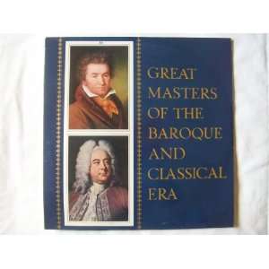   475 VARIOUS Great Masters of Baroque Era LP Various Artists Music