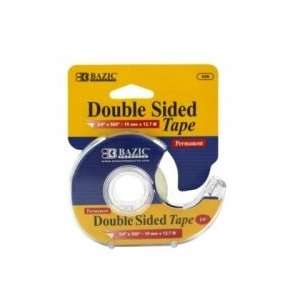  Bazic Double Sided Permanent Tape In Dispenser(Pack Of 144 