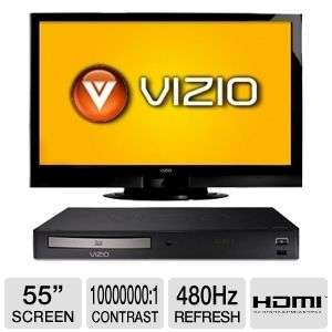 Vizio XVT3D554SV 55 1080p 480Hz 3D LED HD Bundle  