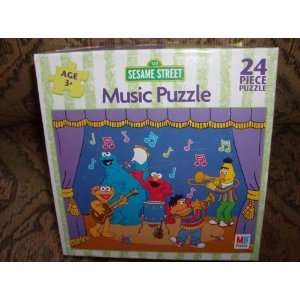  24 Piece Sesame Street Music Puzzle Toys & Games