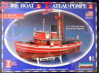 LIN77226 Fire Boat 1 72 Lindberg  