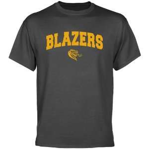  UAB Blazers Charcoal Logo Arch T shirt 