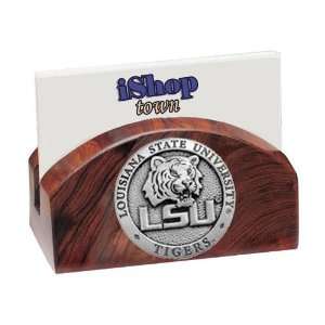  LSU Tigers Ironwood Business Card Holder Sports 