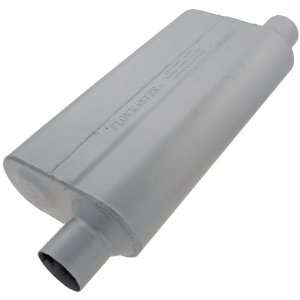   Flow Muffler   2.50 Offset IN / 2.50 Same Side OUT   Moderate Sound