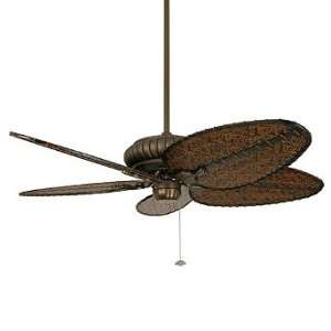  Naples Outdoor Ceiling Fan in Aged Bronze with All weather 