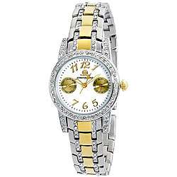 Jennifer Lopez Collection Womens Two tone Bracelet Watch   