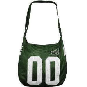 Marshall Thundering Herd #00 Ladies Green Jersey Mesh Messenger Bag 