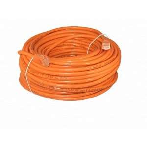    Orange 100 Foot Cat 5e 350MHz Snagless Ethernet Cable Electronics