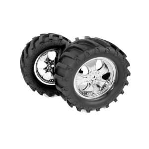  Premount Monster Tires Oval Rim w/Tractor Tread(2) Toys & Games