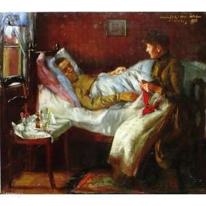   Corinth   24 x 22 inches   Franz Heinrich Corinth on His Sickbed Home