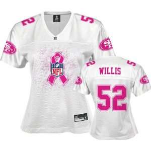  Patrick Willis San Francisco 49ers Womens Breast Cancer 