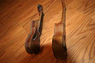 1980s Antique Toy Tin Violin Ukelele uke  