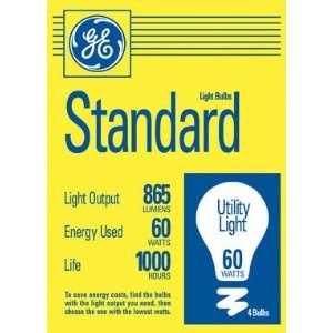  G.E. Lighting 81459 Med Base Frosted Light Bulb 60 W