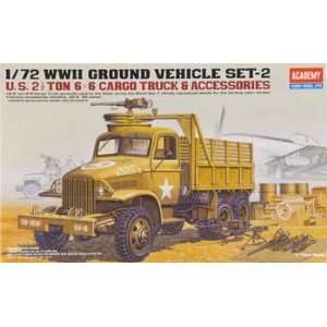   72 US 1/2 Ton Cargo Truck 6x6 (Plastic Model Vehicle) Toys & Games
