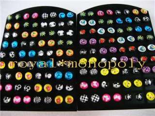 wholesale of 180pairs Assorted style earrings Mixed lot  