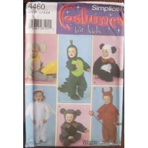   4460 TODDLERS COSTUMES SIZE A 1/2, 1, 2, 3, & 4