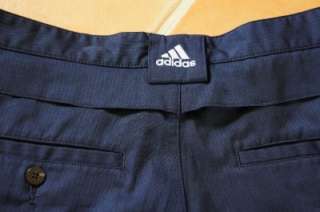 Mens Adidas Climacool casual athletic golf shorts navy blue vented sz 