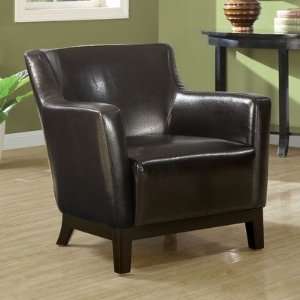  Accent Chair in Dark Brown