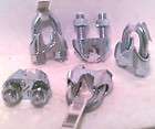 wire rope clip steel cable clamp 3 lot