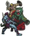 HE MAN & Battle Cat vs Skeletor Embroidered Big Patch for Back 10 