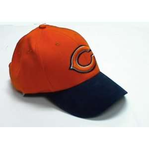  Chicago Bears NFL Team Logo Adjustable Orange Hat Sports 