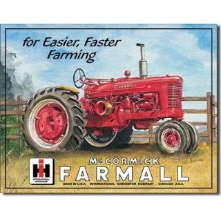  Farmall 400 IH Tractor Retro Vintage Tin Sign