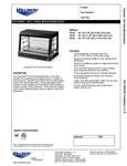   Hot Food Display Case / Warmer / Merchandiser 1500W (Anvil FMA7026