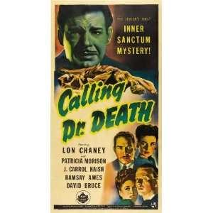  Calling Dr. Death Movie Poster (11 x 17 Inches   28cm x 