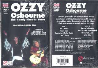Guitar Legendary Licks Ozzy Osbourne   The Randy Rhoads Years (DVD 