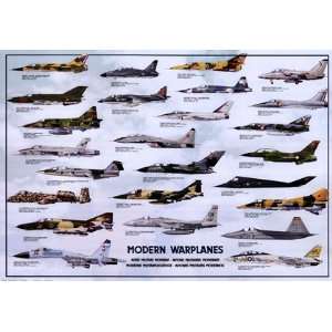 Modern Warplanes by Unknown 39x27 