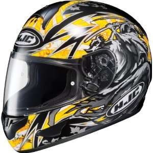 HJC CL 16 Slayer Full Face Motorcycle Helmet MC 3 Yellow Large L 910 