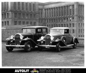 1932 Buick Club Sedan & Convertible Coupe Factory Photo  