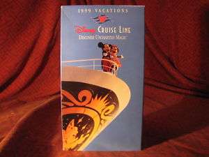 Disney Cruise Line Vacation Travel Video Walt Land VHS  