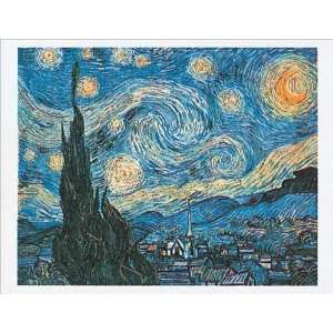  Starry Night (Nuit Etoilee) by Vincent Van Gogh Poster 