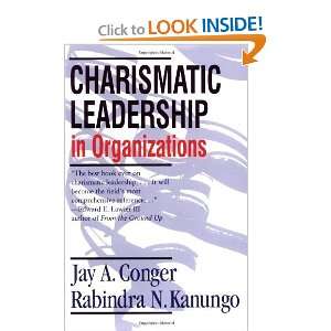  Charismatic Leadership in Organizations [Paperback] Jay A 