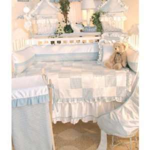    Brandee Danielle Prince Blue 4 Piece Crib Bedding Set Baby