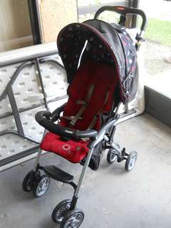 Combi Cosmo EX Stroller Used On Great Condition Black & Red  