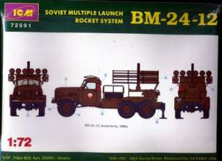 Closeout ICM Soviet Mult. Launch Rocket System Kit  