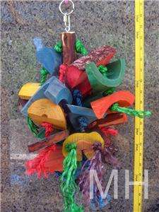 LG HERCULES Manzanita Bird Toy Rope Hard Wood Macaw 01  