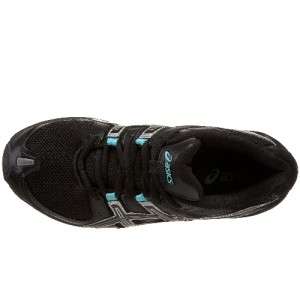 ASICS Gel Frantic 5 Womens Running Shoes T0D9N Black Onyx Blue NEW 