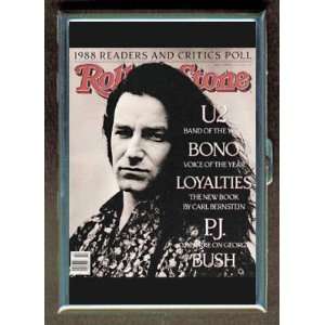 BONO U2 1989 ROLLING STONE ID Holder, Cigarette Case or Wallet MADE 