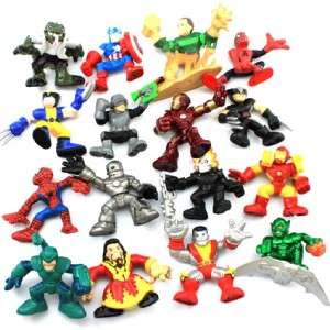 Lot 16 Marvel Legends Super Hero Squad X Men SpiderMan CAPTAIN AMERICA 