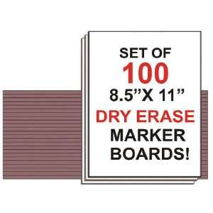   Student Laptop Dry Erase Marker Boards   Set of 100