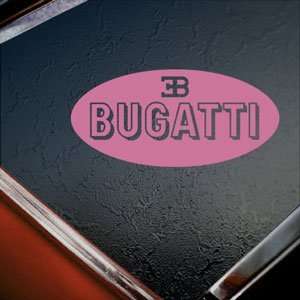  Bugatti Pink Decal Truck Bumper Window Vinyl Pink Sticker 
