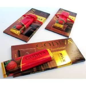  Packs of Godiva Chocolate Candy Bars   2 Jumbo Milk & 2 Truffle Bars 