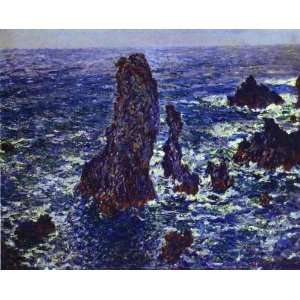 FRAMED oil paintings   Claude Monet   24 x 20 inches   Cliffs at Belle 
