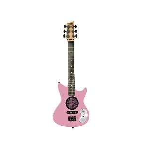  First Act Discovery Portable Electric Guitar   Pink 